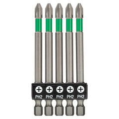 5 Piece PH2 Impact Torsion Bit Set - 48113