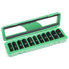 11 Piece 3/8 Inch Drive SAE & Metric Impact Deep Socket Set - 58113