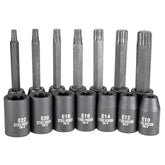 14 Piece 1/2 inch Drive E-Type Socket & Star Bit Socket Set - 58117