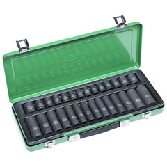 28 Piece 1/2 inch Drive SAE & Metric Impact Socket Set - 58137