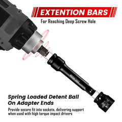 Steel Vision Tools 43-Piece 3/8-Inch Drive SAE & Metric Impact Socket Set (Sizes 5/16"-3/4", 8-19mm) – Deep & Standard Sockets, Chrome-Moly Steel, Laser-Etched Markings, Durable & Versatile