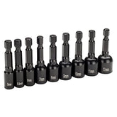 9-Piece Metric Quick Release Magnetic Nut Setter Set - 58109