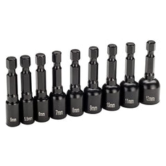9-Piece Metric Quick Release Magnetic Nut Setter Set - 58109