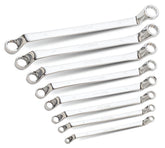 8 Piece Metric 75-Degree Offset Box End Wrench Set - 62114