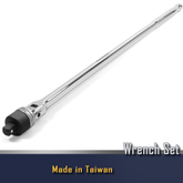 1/2" Drive Ratcheting Breaker Bar, 18" Premium Chrome Vanadium