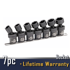 Steel Vision Tools 58103 7pc SAE Impact Swivel Socket Set - 58103