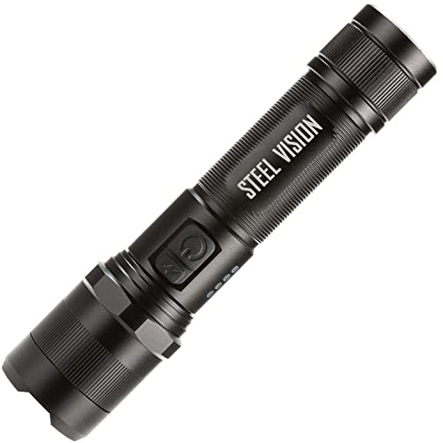 1000 Lumen Rechargeable Flashlight with Switch Out 1000 Lumen Rechargeable Flashlight with Switch Out