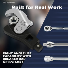 2 Piece Spring Jaw Crowfoot Set - 58403