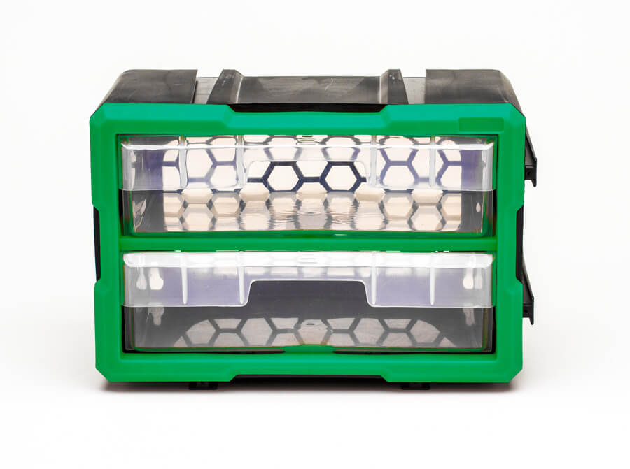 2 Drawer Interlocking Storage Container - 42001