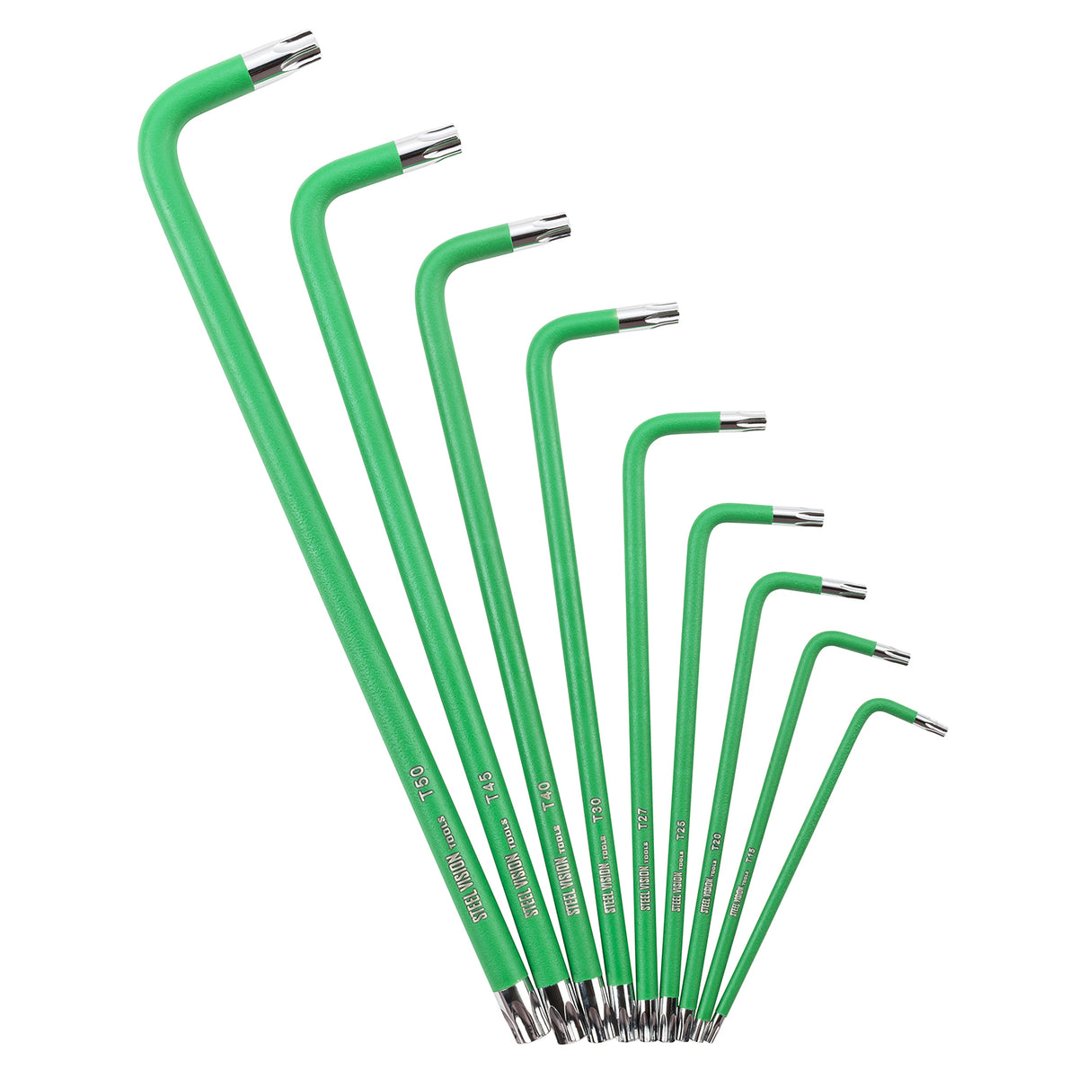 9 Piece Extra-Long Star Key Set (Green) - 48122