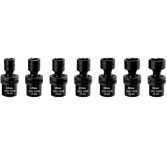 Steel Vision Tools 58102 7pc Metric Impact Swivel Socket Set 1/2" Drive - 58102