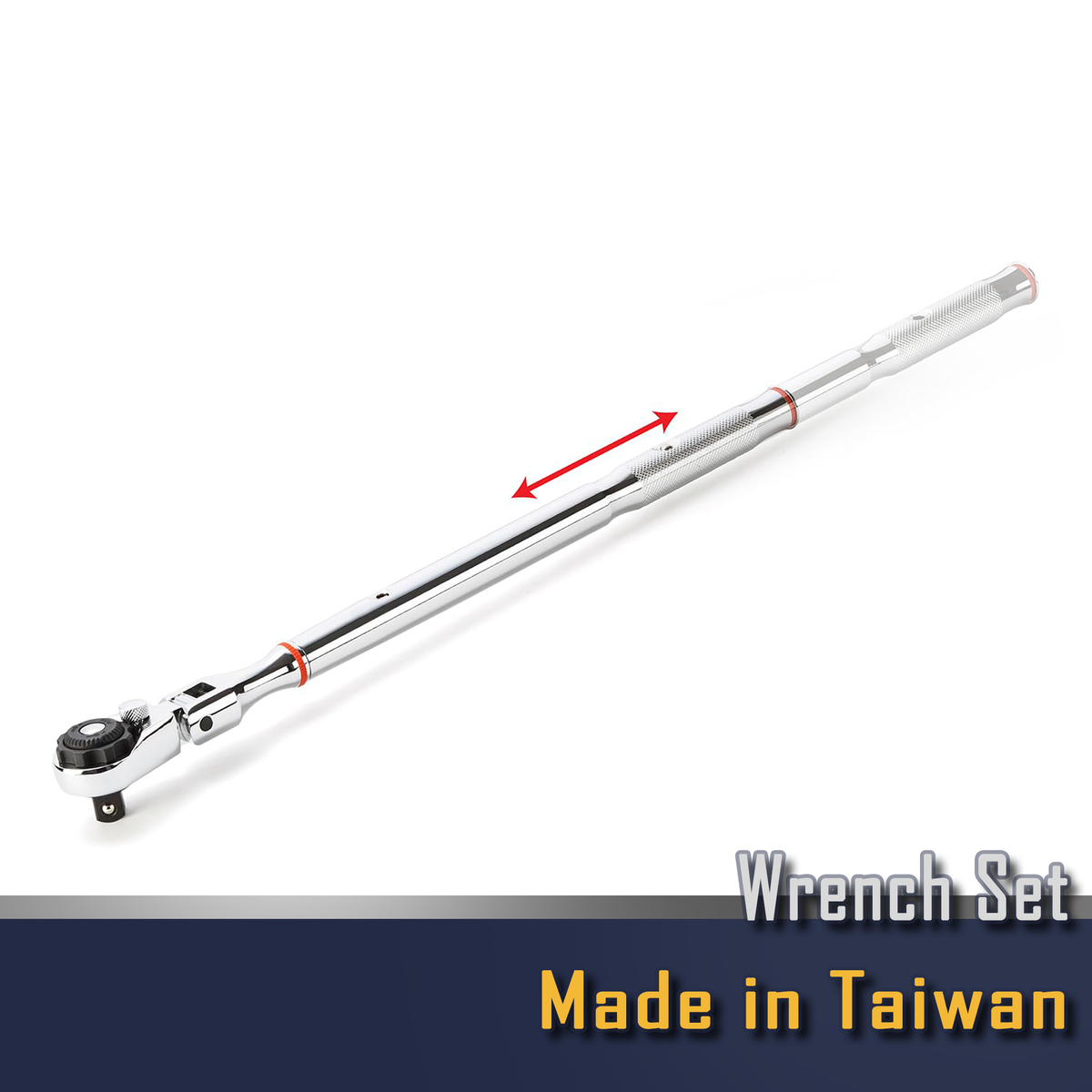 1/2" Dr. Flex Head Extendable Ratchet/Breaker Bar Combo